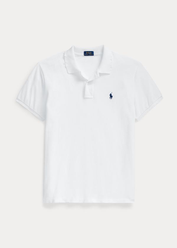 Camisa Polo Polo Ralph Lauren Classic Fit Frayed Mulher 30169-OALM